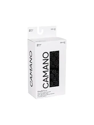 CAMANO | Chaussettes de loisirs ABS Organic Grip Allrounder | schwarz